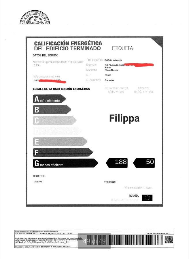Vivienda Vacacional Filippa Playa Blanca  Ngoại thất bức ảnh
